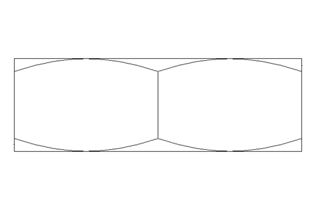 Tuerca hexagonal M22 A2 DIN439