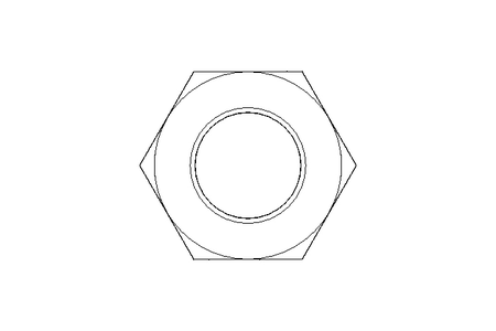 Hexagon nut M22 A2 DIN439