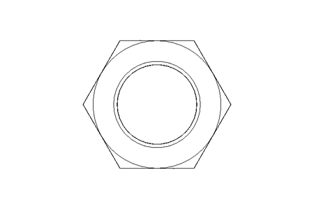 Écrou hexagonal M24x1,5 St-Zn DIN439