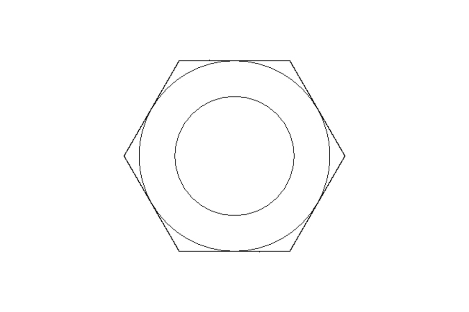 Hexagon nut M24x1,5 A2 DIN439