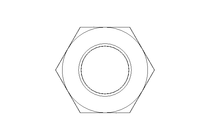 Hexagon nut LH M12 A2 DIN439