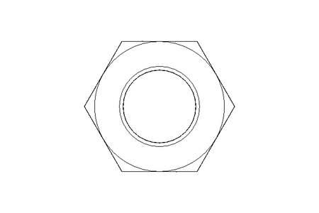 Hexagon nut LH M12 A2 DIN439