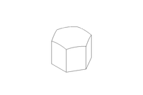 Hexagon cap nut M5 A2 DIN 917