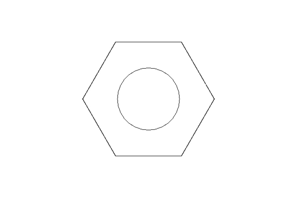 Tuerca hexagonal ciega M8 A2 DIN917