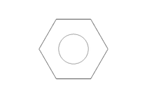 Hexagon cap nut M10 A2 DIN917