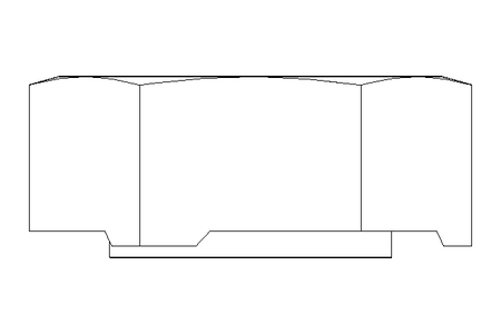 Hexagon weld nut M10 A2 DIN929