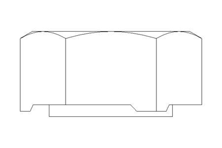 Ecrou soudé à 6 pans M16 A2 DIN929