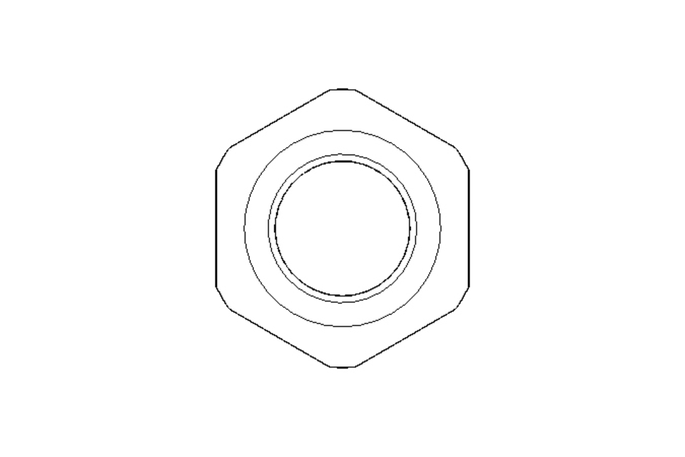 Hexagon weld nut M12 ST DIN929