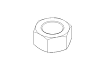 Hexagon nut M24x1,5 A4 DIN934