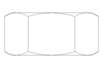 Hexagon nut M24x1,5 A4 DIN934