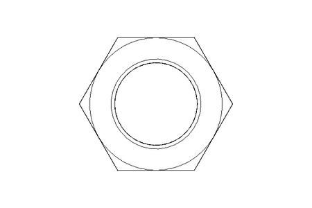 Hexagon nut M24x1,5 A4 DIN934