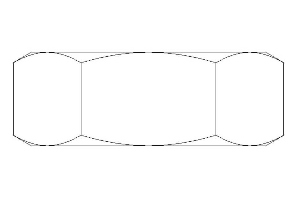 六角螺母 M2,5 A2 DIN934