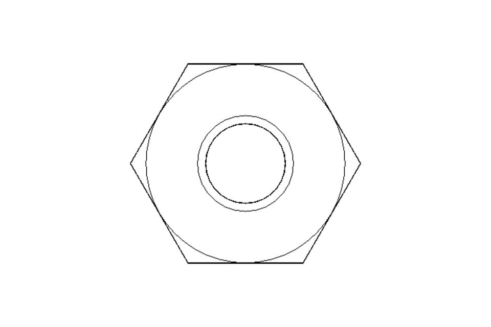 Écrou hexagonal M2,5 A2 DIN934