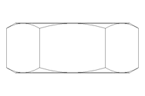 Sechskantmutter M3 St-Zn DIN934