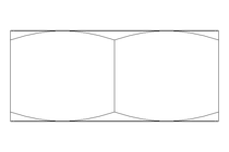 Dado esagonale M3 St-Zn DIN934