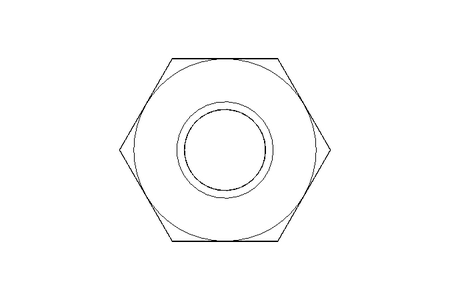 Tuerca hexagonal M3 St-Zn DIN934