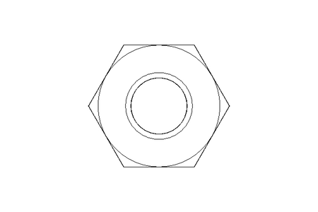 Hexagon nut M4 St-Zn DIN934