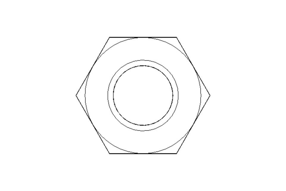 Hexagon nut M5 A2 DIN934