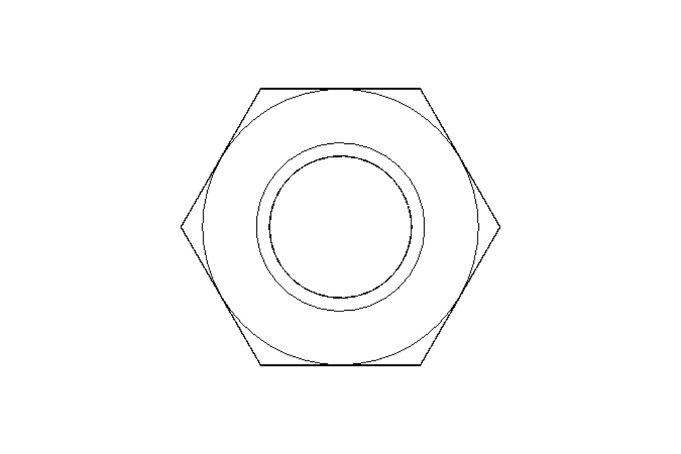 Écrou hexagonal M5 A2 DIN934