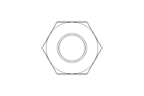Hexagon nut M8 St-Zn DIN934