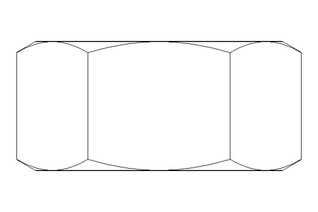 Hexagon nut M8 1.4571 DIN934