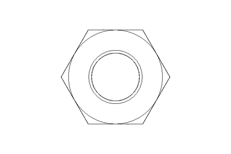 Tuerca hexagonal M8 1.4571 DIN934
