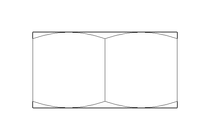 Écrou hexagonal M8 A2