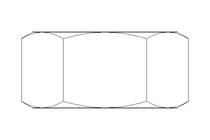 Écrou hexagonal M8 A2