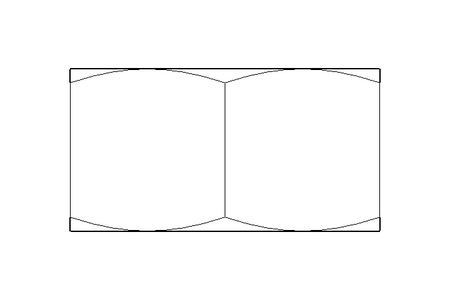 Écrou hexagonal M8 A2