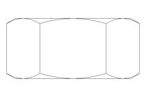 Tuerca hexagonal M10 St-Zn DIN934