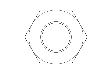 Hexagon nut M10 St-Zn DIN934