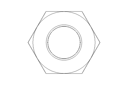 Hexagon nut M10 St-Zn DIN934