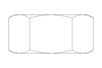 Dado esagonale M10 A4 DIN934