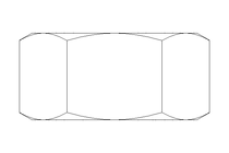 Dado esagonale M10 A4 DIN934