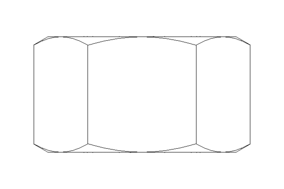 Hexagon nut M16 1.4571 DIN934