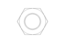 Tuerca hexagonal M16 1.4571 DIN934