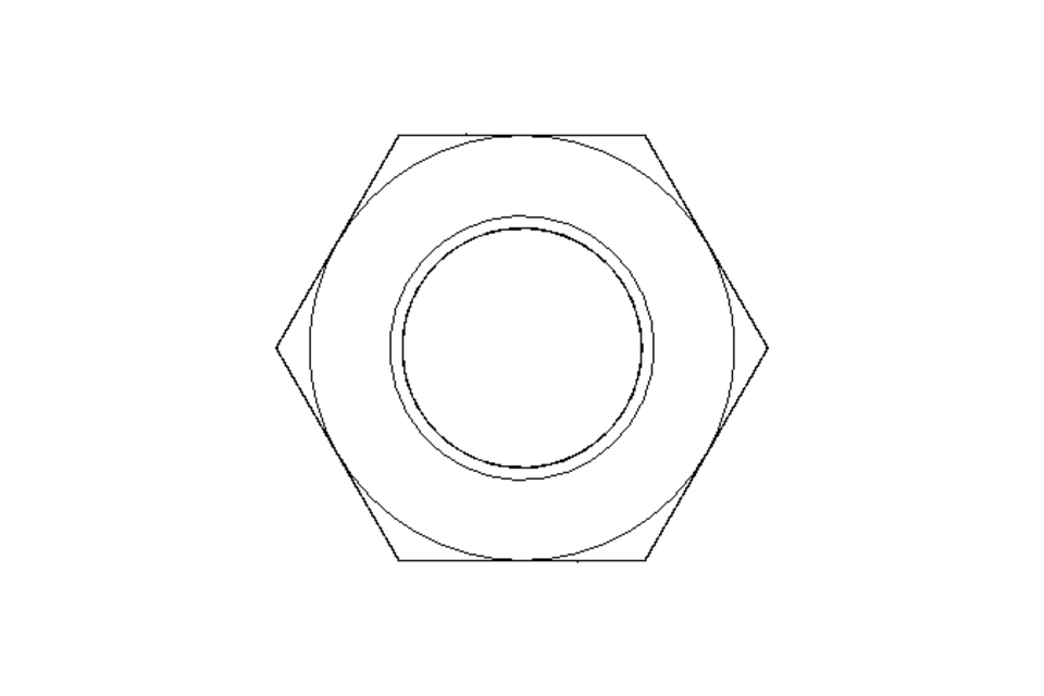 Tuerca hexagonal M18 A2 DIN934