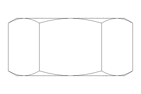 Hexagon nut M20x1.5 St-Zn DIN934
