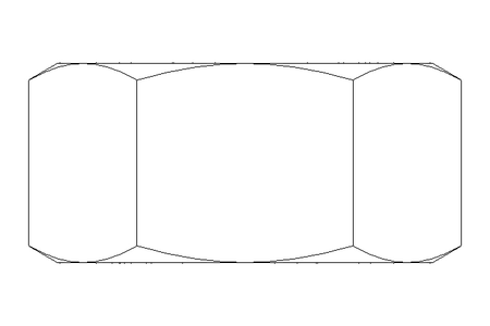 Hexagon nut M20x1.5 St-Zn DIN934