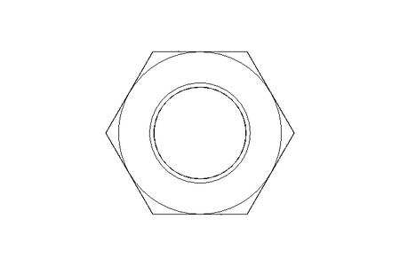 Hexagon nut M22 A2 DIN934