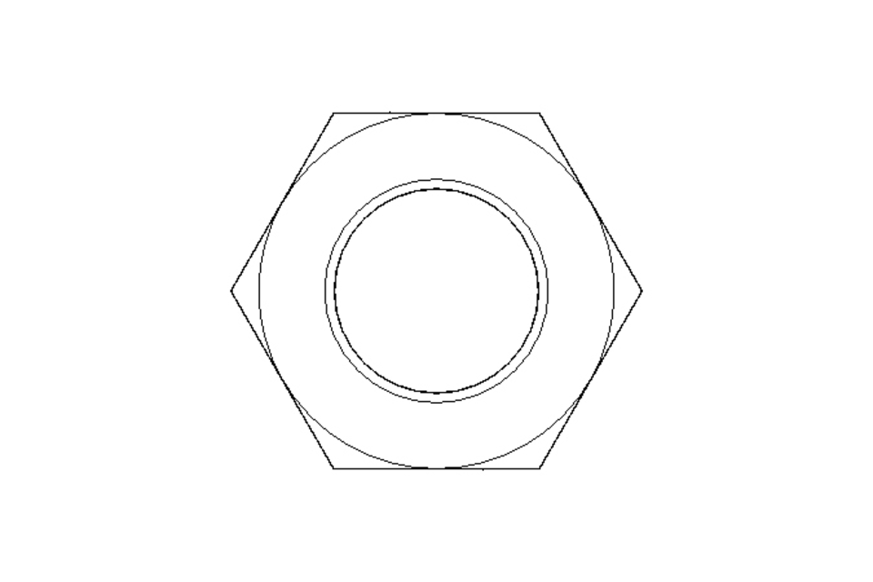 Tuerca hexagonal M24 A2 DIN934