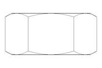 Hexagon nut M30 A2 DIN934