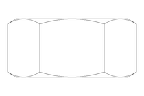 Hexagon nut LH M8 A2 DIN934