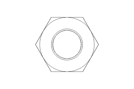 Hexagon nut LH M10 A2 DIN934