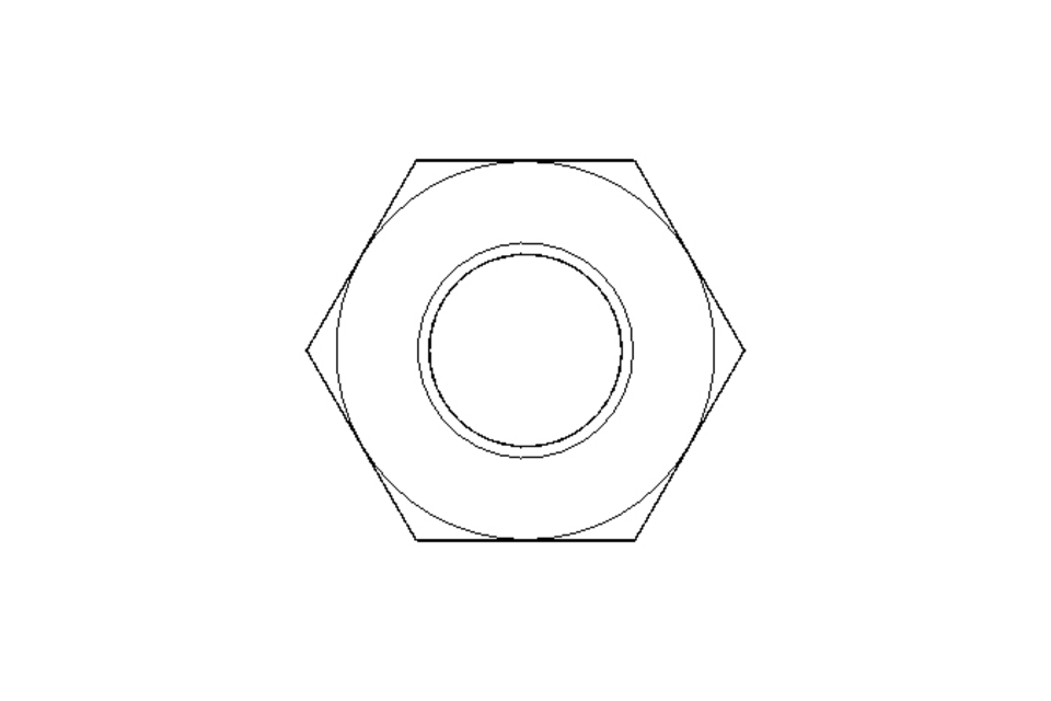 Hexagon nut M8 A2 DIN936