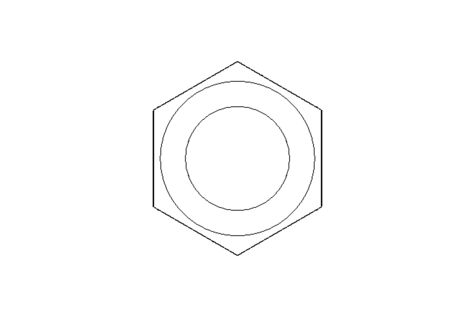 Écrou hexagonal M24x1,5 St-Zn DIN936