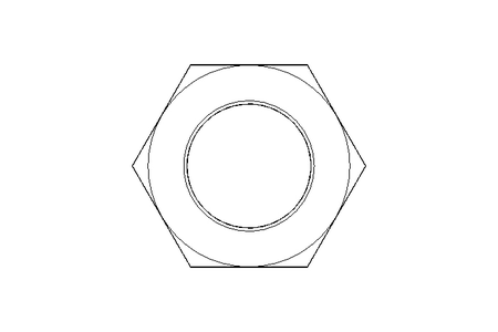 Tuerca hexagonal LH M20x1,5 St-Zn DIN936