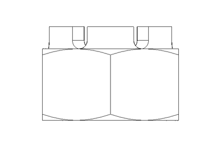 Крончатая гайка M36x1,5 St-Zn DIN935