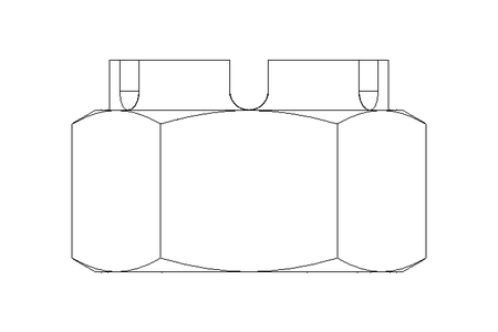 Kronenmutter M36x1,5 St-Zn DIN935