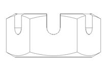 Ecrou crénelé M10 A2 DIN937